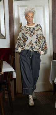 Maud Dainty II CHAISE JUMPER KNIT - Flowers