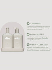 al.ive II  WASH & LOTION Duo - sea cotton & coconut