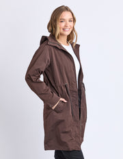 Foxwood II KINGSTON SPRAY JACKET - Coffee