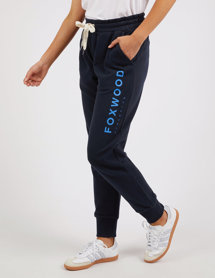 Foxwood II MEDALION Track Pants - navy