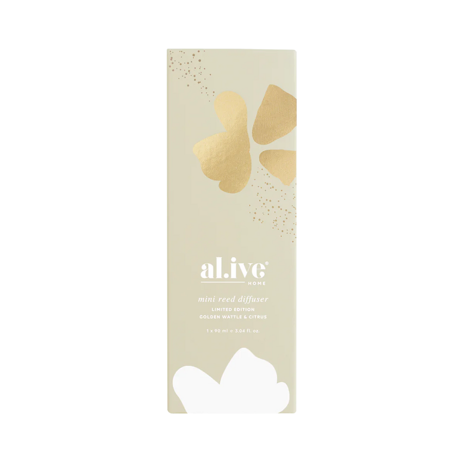 Al.ive II Mini Reed Diffuser - Golden Wattle & Citrus