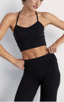 Flow Crop Top - Black