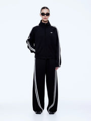 Ena Pelly II VALENTINA Zip Thru - black/off white