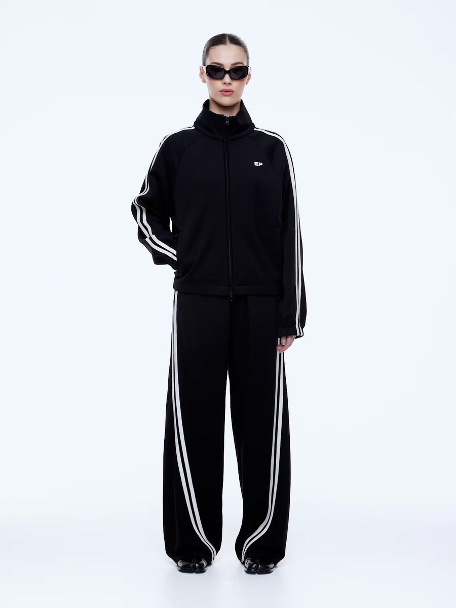 Ena Pelly II VALENTINA Zip Thru - black/off white