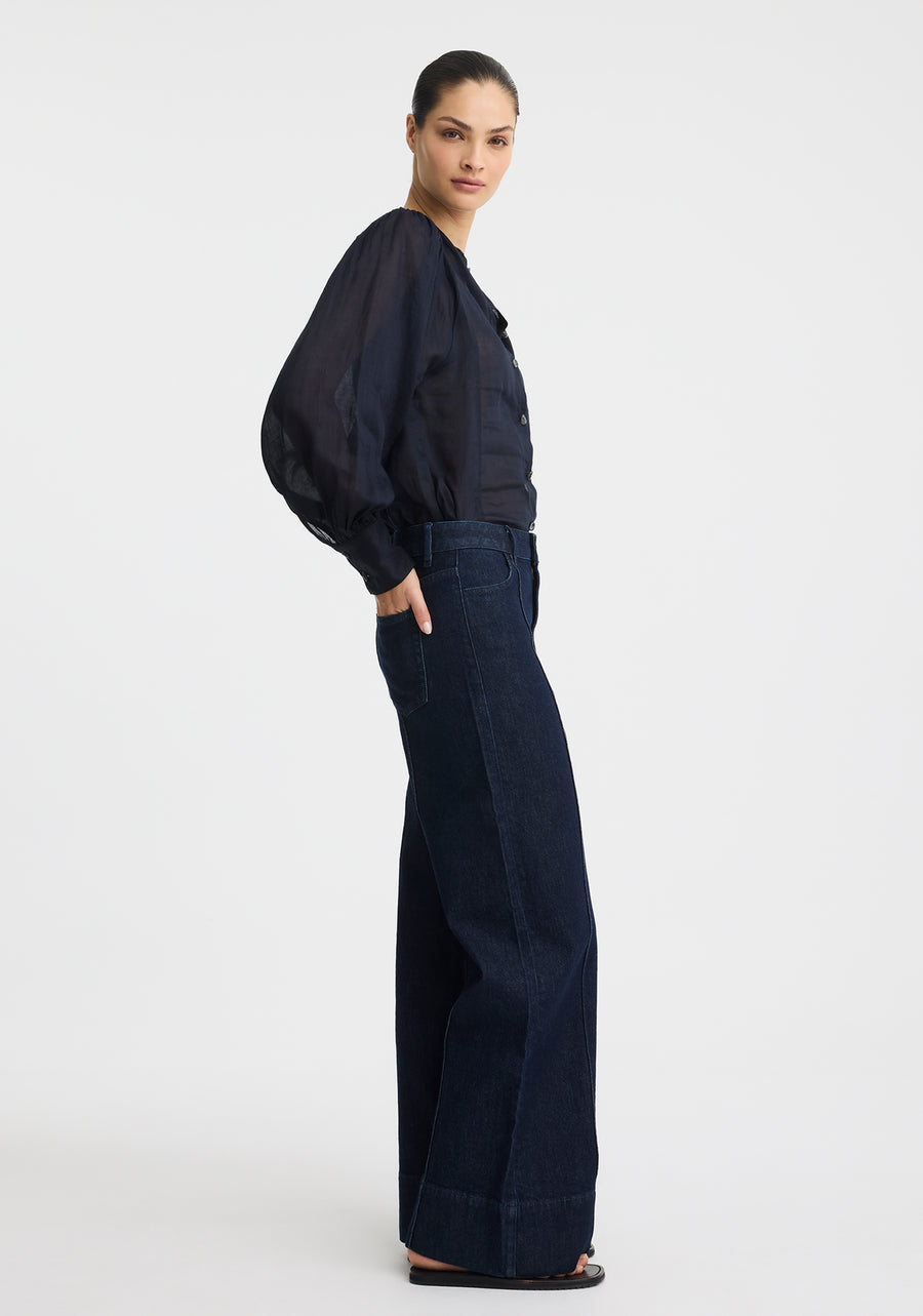 Morrison HEWITT BLOUSE SHIRT - Indigo