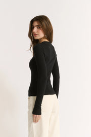 Primi II CARINA Classic L/S - black