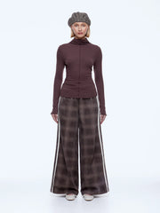 Ena Pelly II CHEVVAH Long Sleeve Top - chocolate