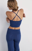 Flow Crop Top - Indigo
