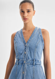 Morrison II HENDRIX Denim Dress - Light Blue