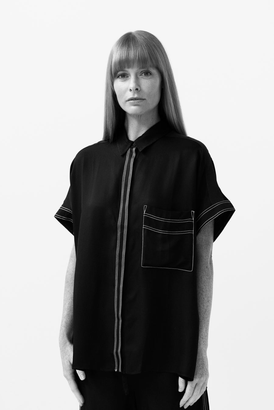 Lounge The label II ZERMAT Shirt - Black/White