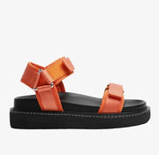 CAVERLEY II RONI Sandal Satin - Flame Red Satin