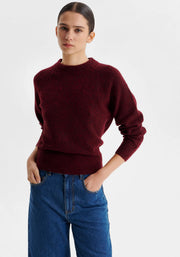 Morrison II SOLENE Knit Pullover - eggplant