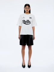 ENA Pelly II RACING PELLY SWOOP Tee - vintage white