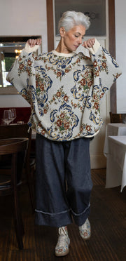 Maud Dainty II CHAISE JUMPER KNIT - Flowers