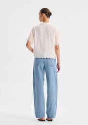 Morrison II CONSTANCE Short Sleeve Shirt - White