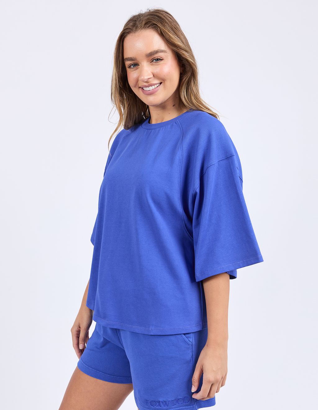 FOXWOOD II Coded THROW ON - BLUE