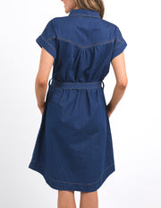 Elm Lifestyle II EVERLEIGH Denim Dress - dark blue wash