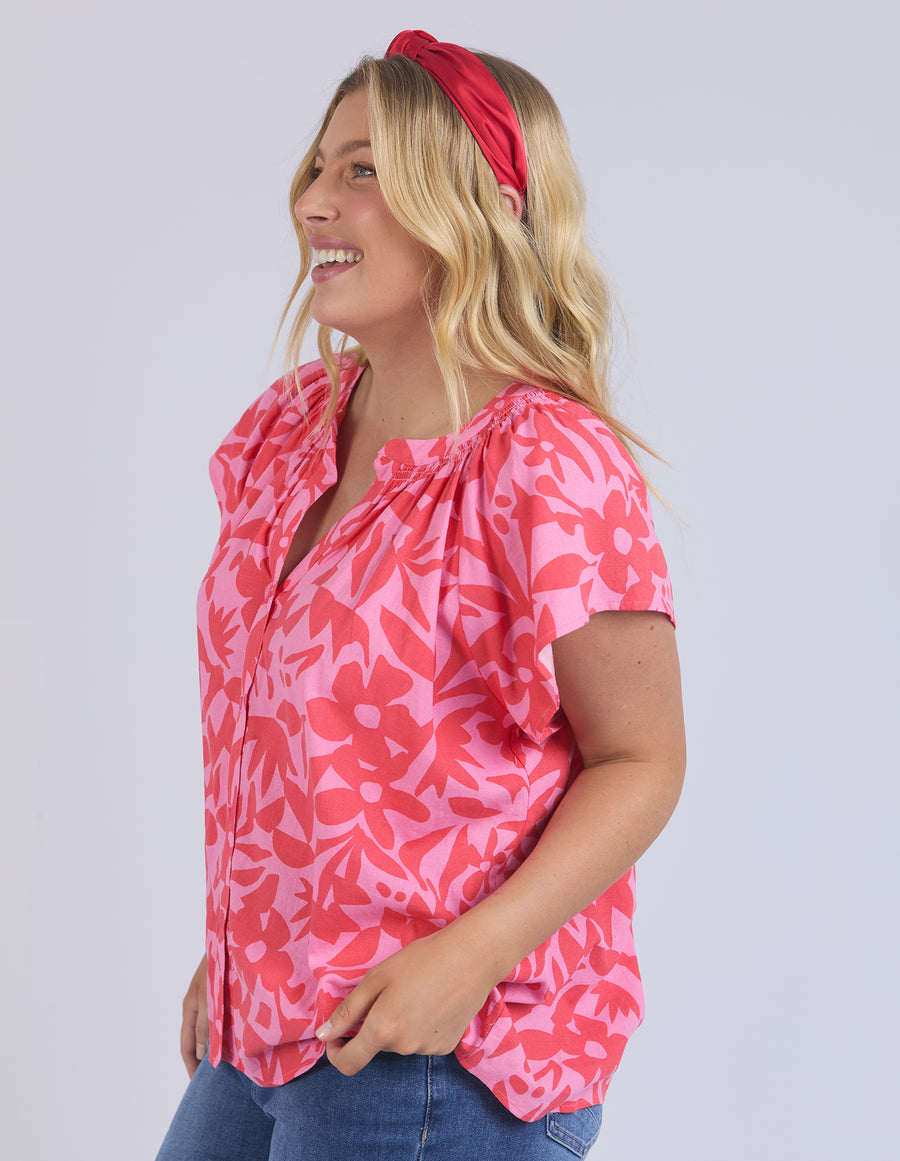 Elm Lifestyle II SUNSET HOUR Blouse - straw