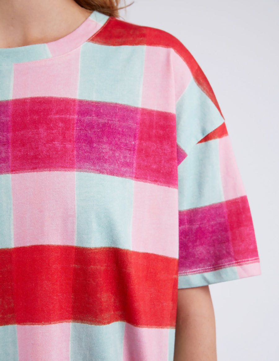 Elm Lifestyle II MONOCO Check Tee - Multicoloured