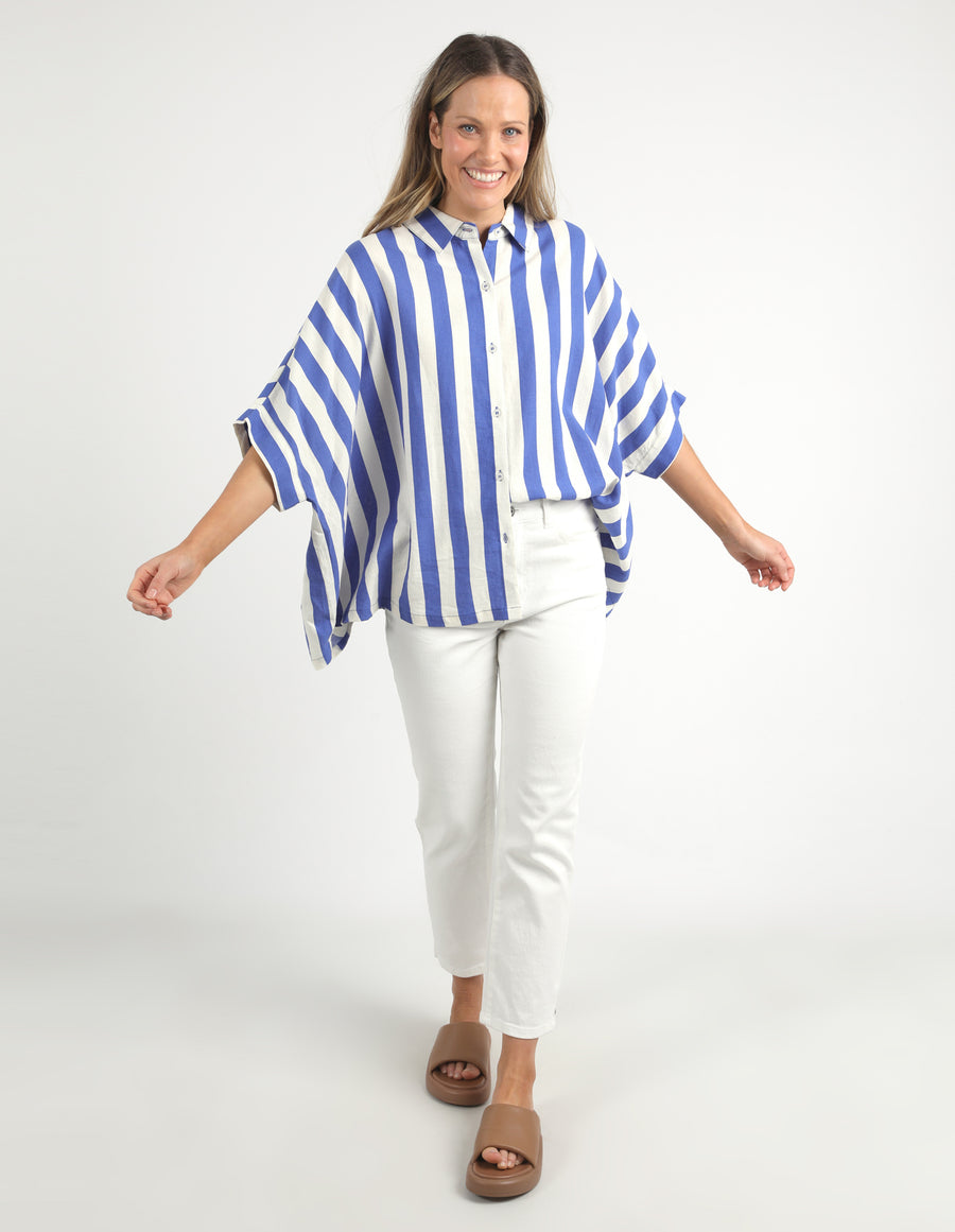 Elm Lifestyle II PALERMO Stripe Dress - Blue Marshmallow