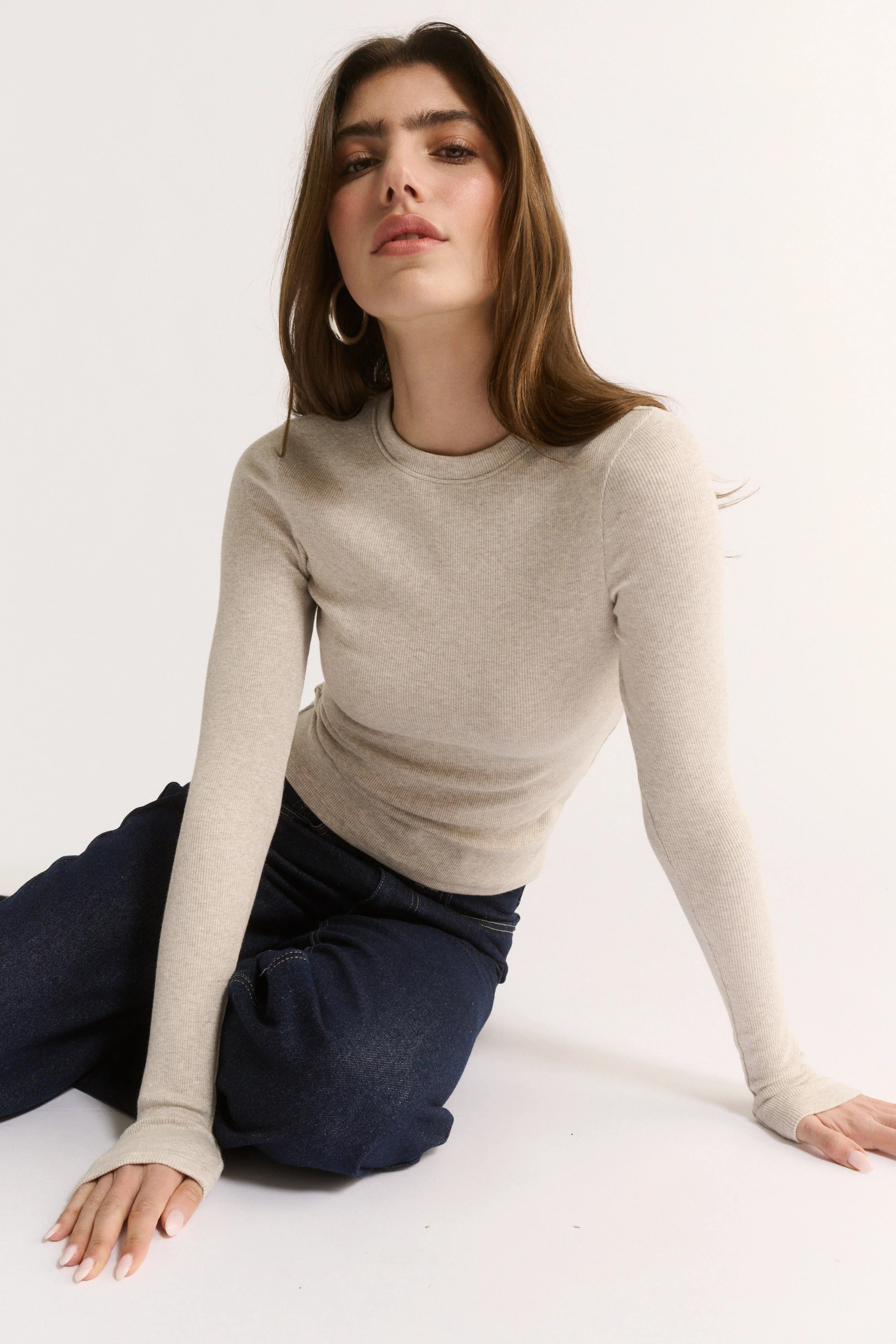 Primi II CARINA Classic L/S - oatmeal marle