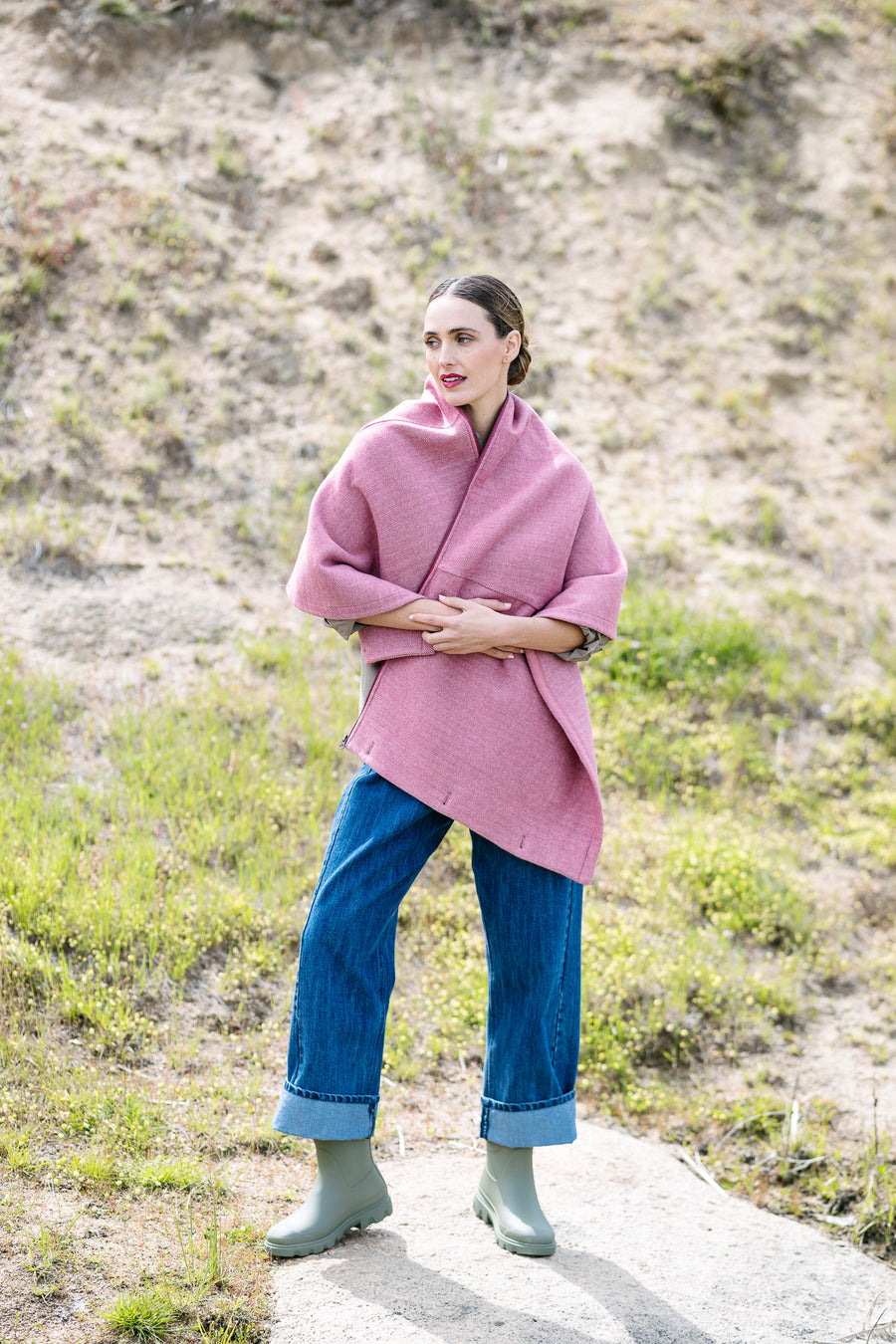 Maud Dainty II FREEZE - Stone/Pink/Green
