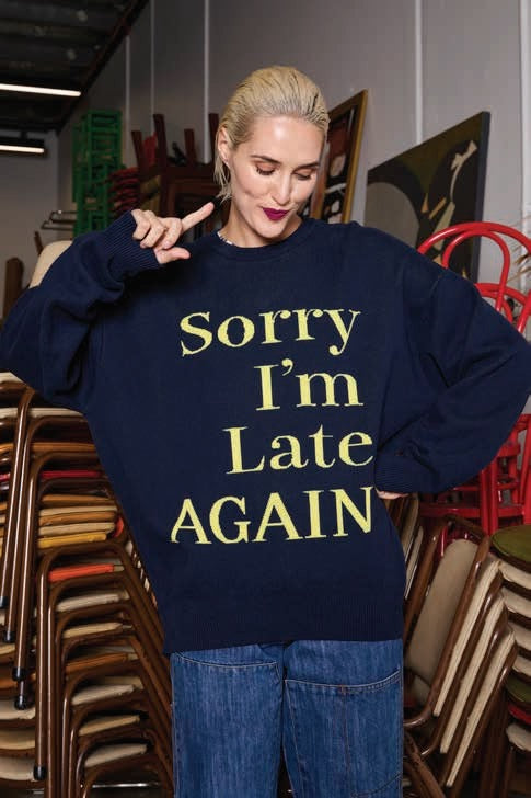 M.A Dainty II SORRY - Navy/Yellow