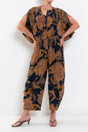 M.A Dainty II NIKO silk pants - blue floral