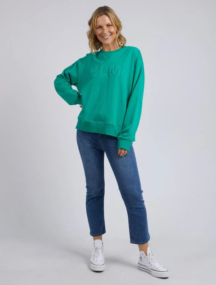 Elm Lifestyle II APPLIQUÉ Sweat - Goodness Green