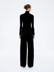 Ena Pelly II VALENTINA Stripe Pant - black