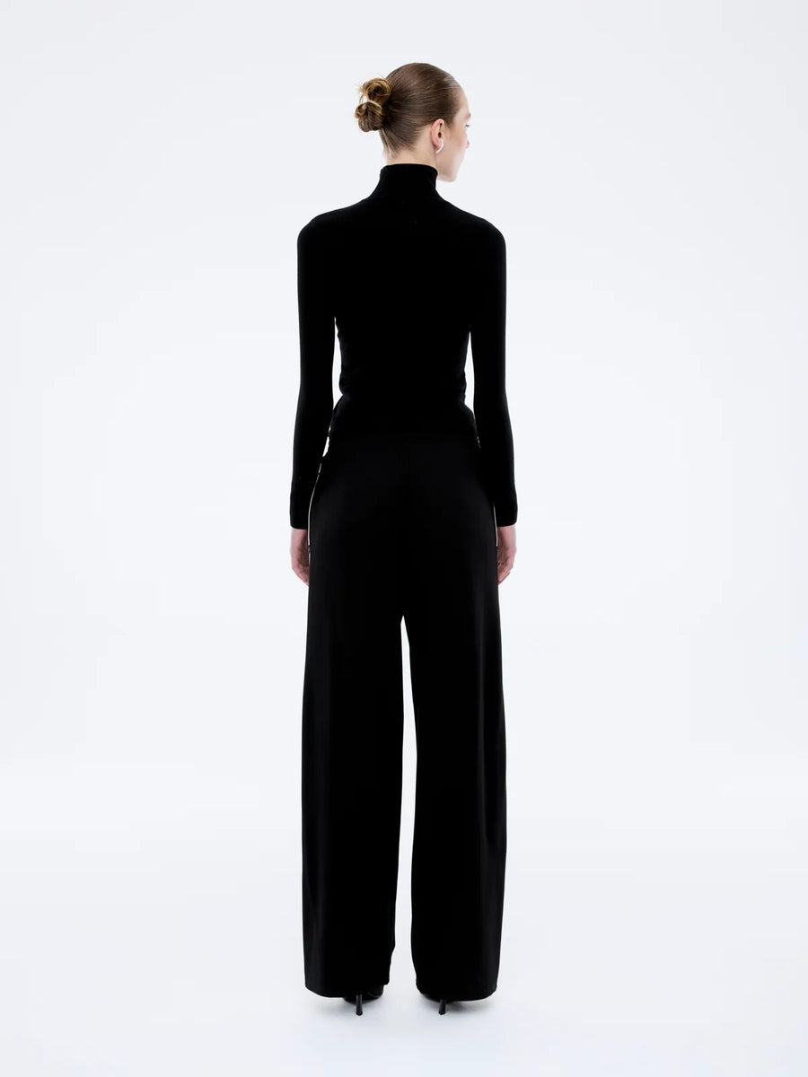 Ena Pelly II VALENTINA Stripe Pant - black