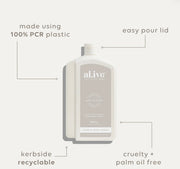 Al.ive II 1 Ltr Wash Refill - Sea Cotton & Coconut