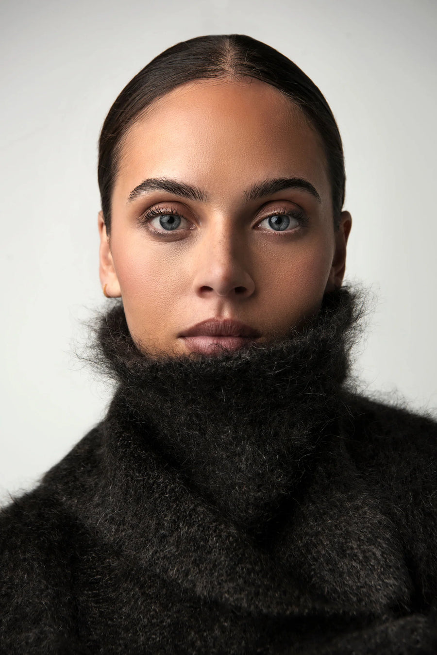 Lounge the Label II LERWICK Mohair Vest - clove