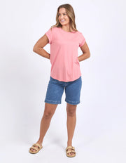 Foxwood II MANLY Tee - Rose