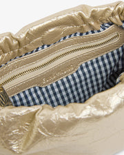 Elms & King II MONTY Crossbody bag - Light Gold Crinkle