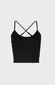 PINKY & KAMAL II FLOW Crop Top - black