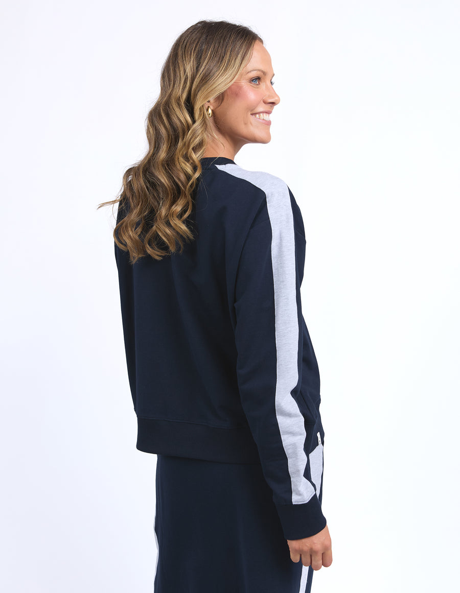 Elm Lifestyle II SLOANE Fleece Crew - navy