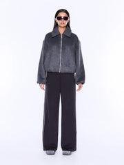Ena Pelly II MAEVE Wool Blend Bomber - grey