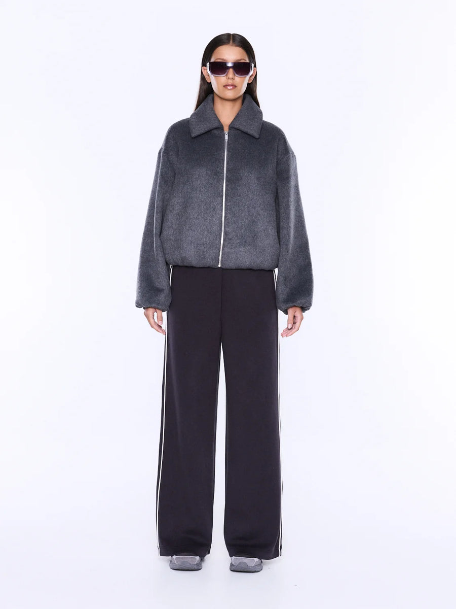Ena Pelly II MAEVE Wool Blend Bomber - grey