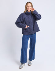 Elm Lifestyle II AURORA Quilted Jacket - navy
