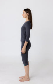 PINKY & KAMAL II Capri Leggings - slate