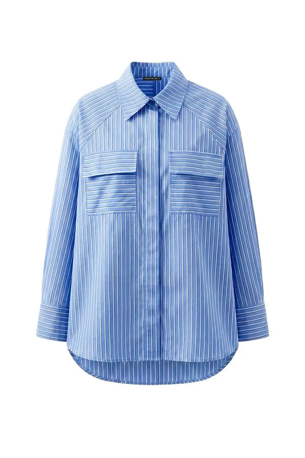Lounge The Label II SHIRT FARINO - Sky Blue/White