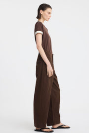 Morrison II MARCO TEE - Choc/Ecru