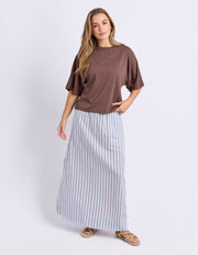 Foxwood STILLWATER Tee - choc