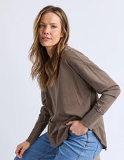Foxwood II FARRAH Long Sleeve - Coffee Quartz