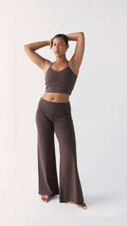 PINKY & KAMAL II YIN full length Flare - dark brown