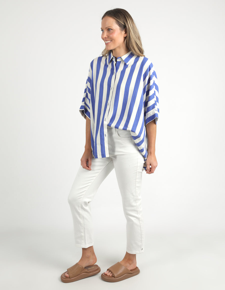 Elm Lifestyle II PALERMO Stripe Dress - Blue Marshmallow