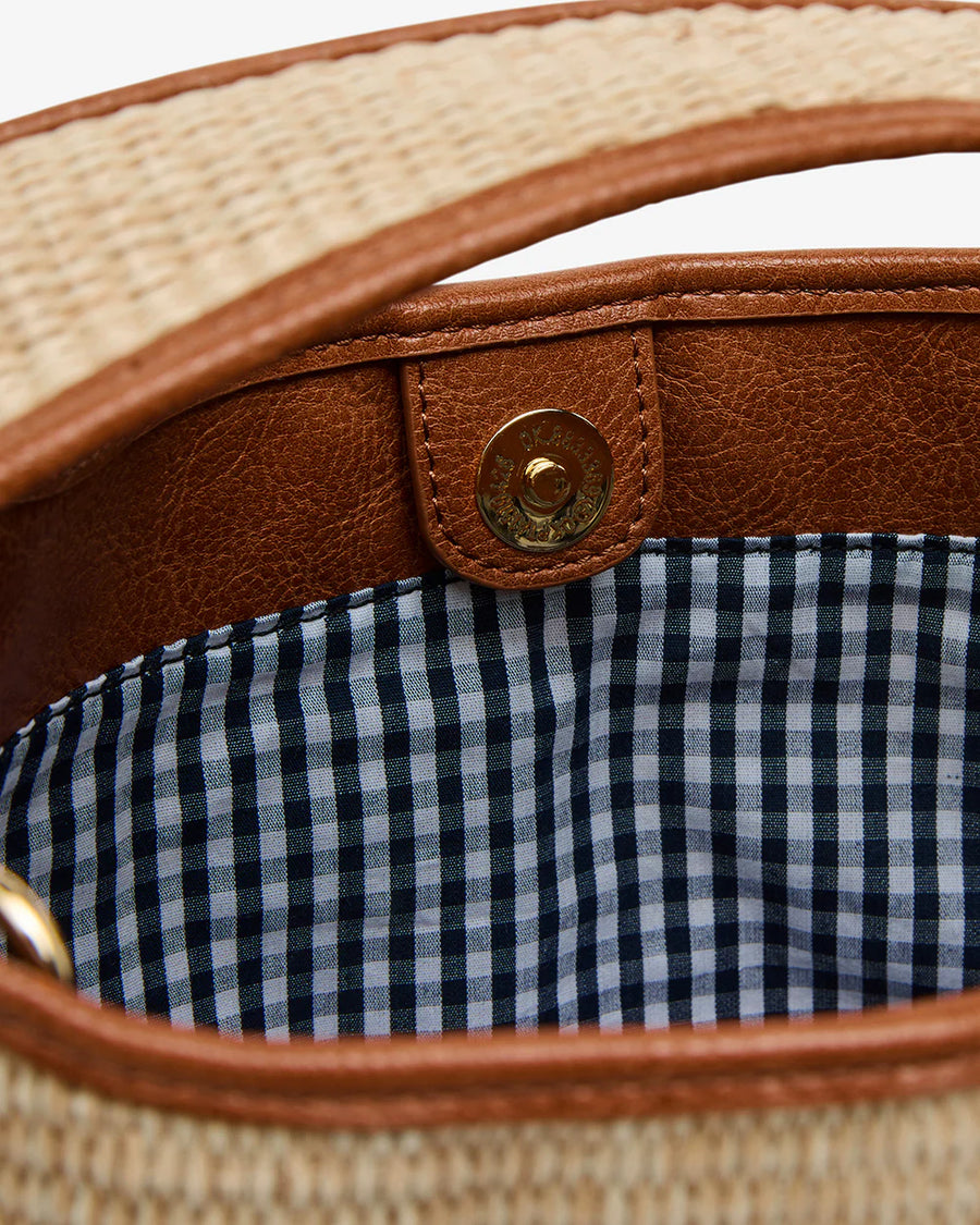 Elms & King II LINTON Crossbody - Tan Weave