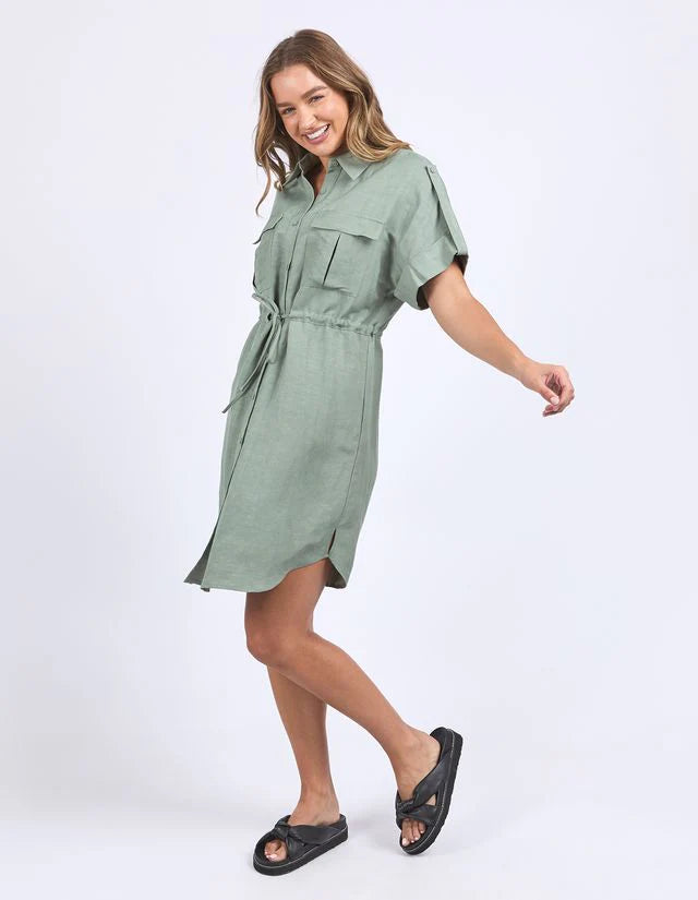 Foxwood II WILLOW Shirt Dress - Green