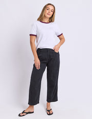 Foxwood II POLAROID RINGER TEE - White